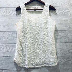 LOFT Sequined Top